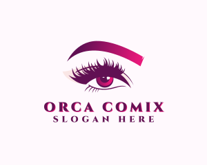 Eyebrow Eyelash Beauty Logo