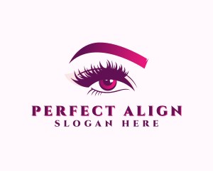 Eyebrow Eyelash Beauty Logo