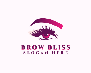Eyebrow - Eyebrow Eyelash Beauty logo design