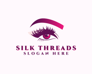 Eyebrow Eyelash Beauty logo design