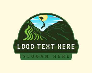 Map - Rice Mountain Vietnam logo design