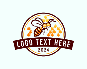Honeycomb - Bee Honeycomb Insect logo design