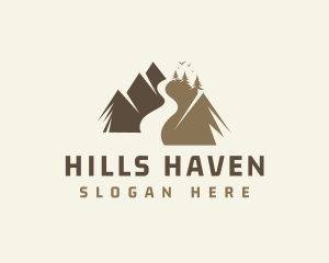 Outdoor Mountain Road logo design