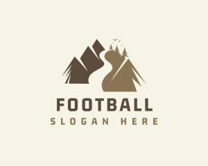 Moving - Outdoor Mountain Road logo design