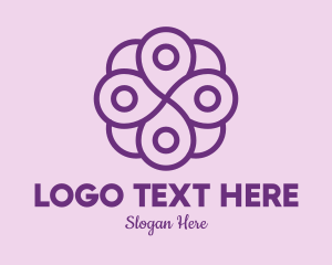 Violet - Travel Location Pattern logo design