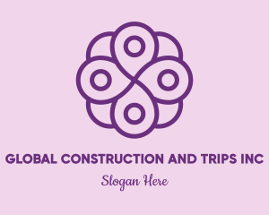 Travel Location Pattern  Logo