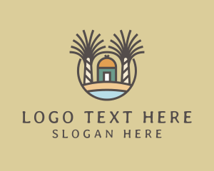 Vacation - Summer Beach Resort logo design