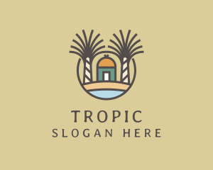 Summer Beach Resort logo design