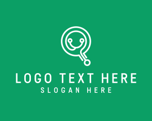 Medical Magnifying Stethoscope  Logo