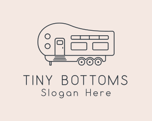 Trailer House Truck logo design