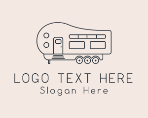 Recreational Vehicle - Trailer House Truck logo design