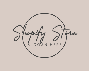 Cosmetics Store Business logo design