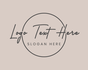 Beauty - Cosmetics Store Business logo design