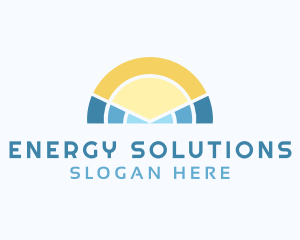 Solar Energy Power logo design