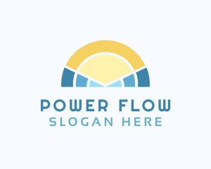 Solar Energy Power logo design