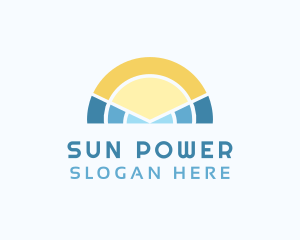 Solar Energy Power logo design