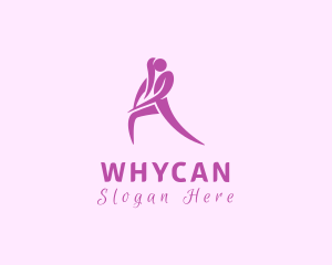 Person - Woman Fitness Trainer logo design