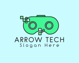 Tech Game Goggles logo design