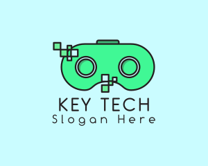 Tech Game Goggles logo design