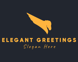 Modern Elegant Pegasus logo design