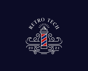 Barber Grooming Haircut logo design