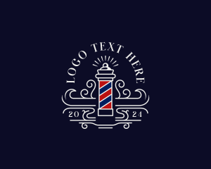 Barber Grooming Haircut Logo