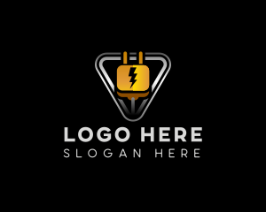 Power Plug Lightning Logo