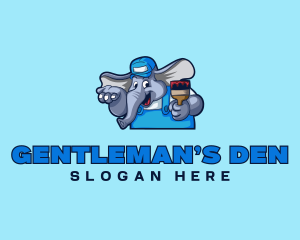 Elephant Painter Renovation logo design