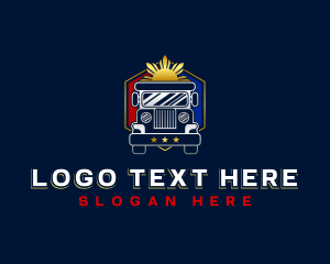 Philippine Flag - Philippine Jeepney Automotive logo design