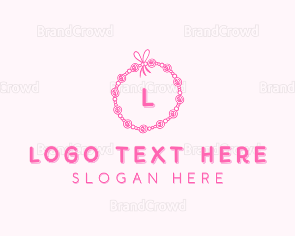 Bead Jewelry Accessory Logo