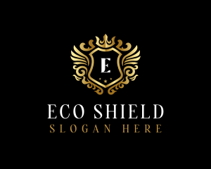 Luxury Wing Shield  logo design