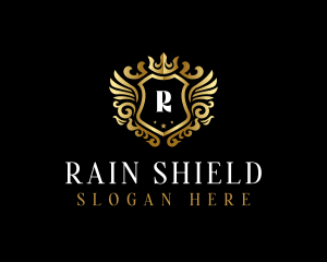 Luxury Wing Shield  logo design