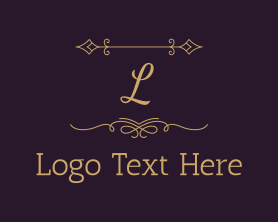 Letter - Luxury Gold Letter logo design