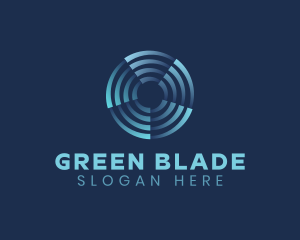 Fan Rotor Blade logo design