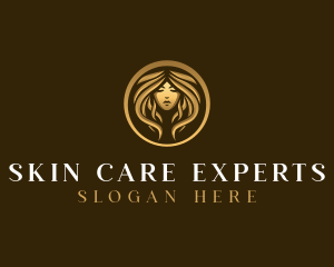 Luxury Woman Hairdresser logo design