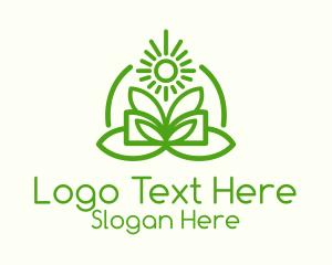 Green Ecology Plant  Logo