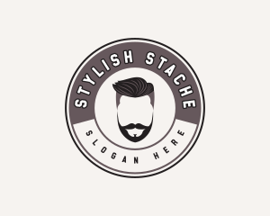 Beard Hair Fashion logo design