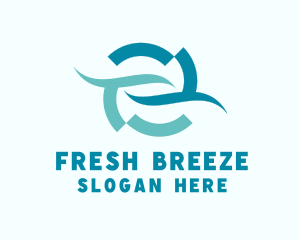 Breeze - Airflow Ventilation Breeze logo design