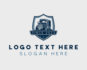 Transportation - Shield Cargo Trucking logo design