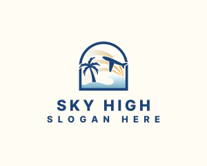 Fly Airplane Tourism logo design