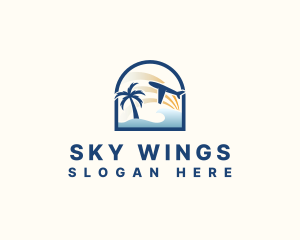 Fly Airplane Tourism logo design