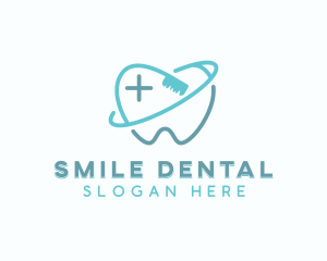 Dental Toothbrush Dentist logo design