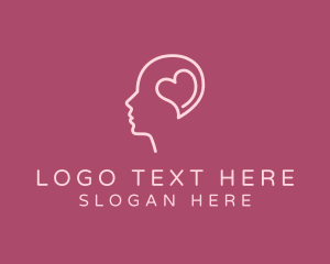 Neurology - Mental Health Heart Therapist logo design