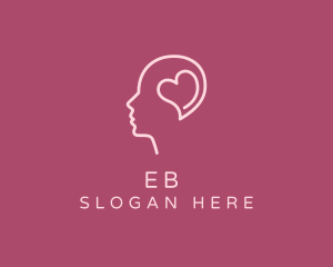 Emotion - Mental Health Heart Therapist logo design