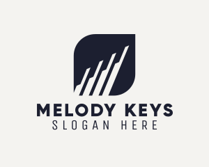 Piano - Music Piano Chords logo design