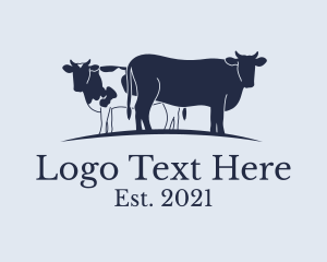 Steak - Cattle Livestock Farm logo design