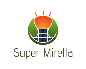 Sunrays - Leaf Solar Panel logo design
