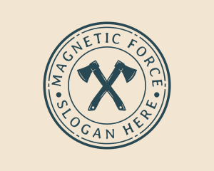 Hatchet Axe Weaponry logo design