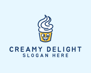 Yogurt - Kiddie Sundae Cup logo design
