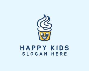 Kiddie Sundae Cup logo design